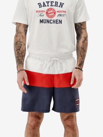 FC BAYERN MÜNCHEN Board Shorts 'FC Bayern München' in Blue: front