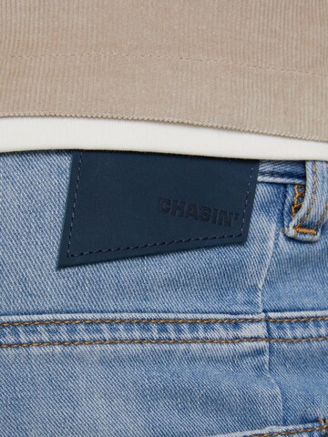 CHASIN' Slimfit Jeans 'Evan Snake' in Blau