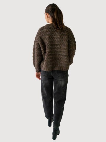 Pull-over 'Simona' WEARABLE STORIES en marron