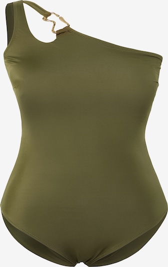 Trendyol Curve Uimapuku koossa XL värissä oliivi, Tuotenäkymä