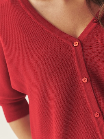 Geacă tricotată 'Kjani' de la TATUUM pe roșu