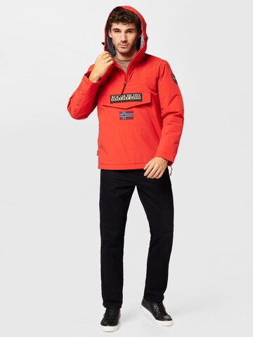 NAPAPIJRI Between-Season Jacket 'Rainforest' in Red