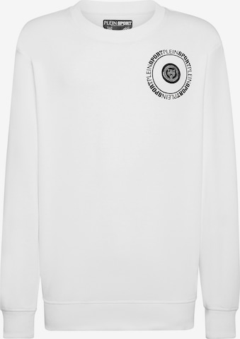 Plein Sport Sweatshirt 'Carbon Tiger' in White: front
