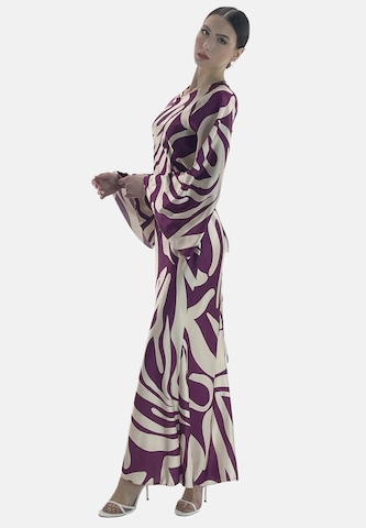 Elara Jurk 'Abaya' in Lila