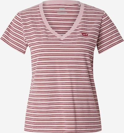 LEVI'S ® Majica 'Perfect V-Neck Tee' u roza / burgund / bijela, Pregled proizvoda
