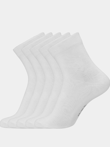 Copenhagen Bamboo Sokken in Wit: voorkant