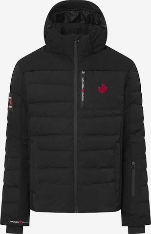Veste d’hiver 'JOSH' CANADA SNOW en noir : devant