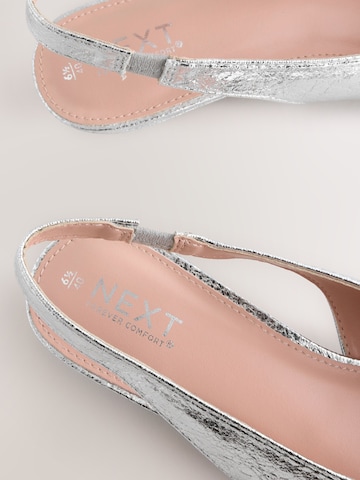 Next - Zapatos destalonado 'Forever Comfort' en plata