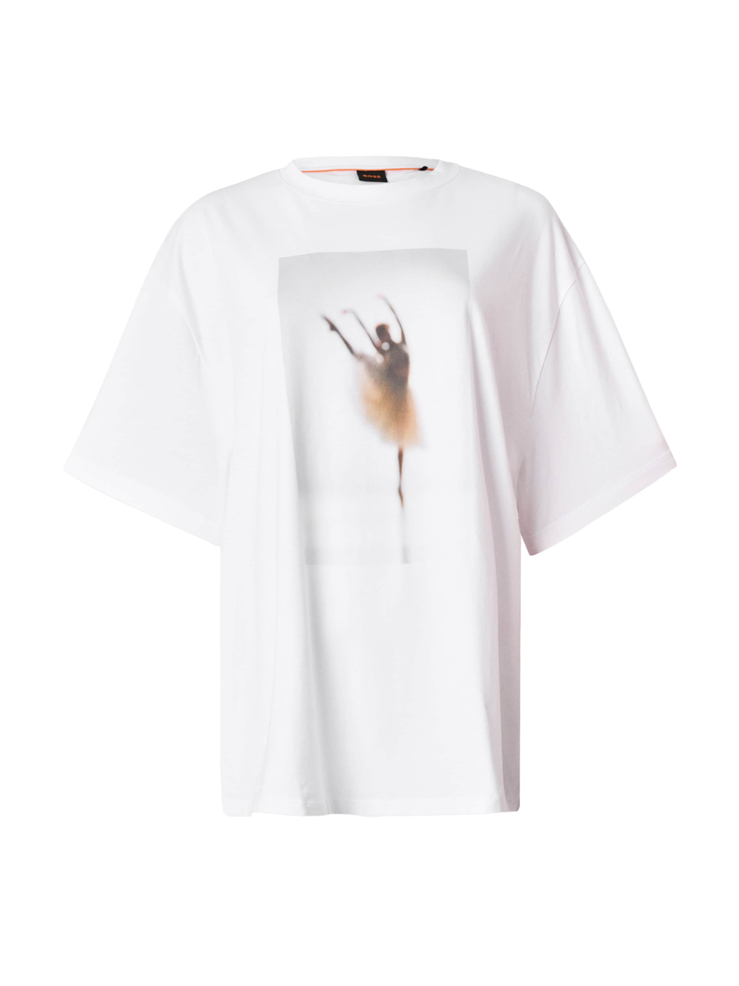 T-shirt 'C_Eboys' BOSS en blanc : devant