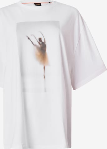 T-shirt 'C_Eboys' BOSS en blanc : devant