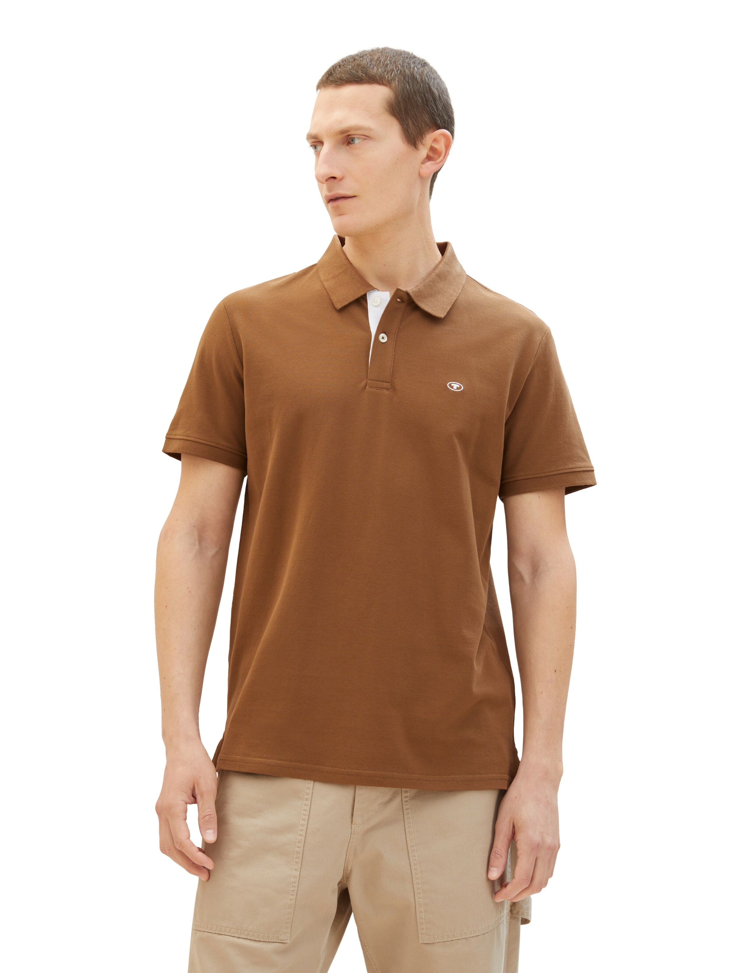 TOM TAILOR Shirt in Bruin