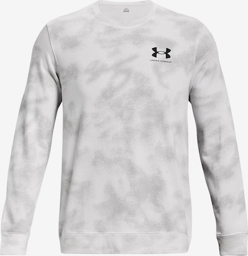 UNDER ARMOUR Sportsweatshirt in Wit: voorkant