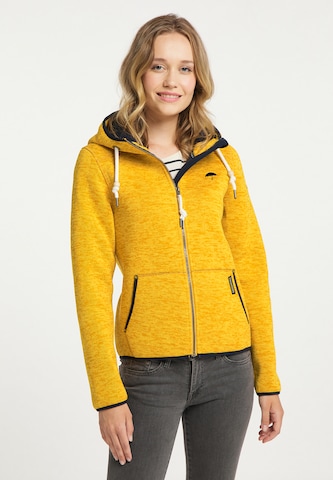 Schmuddelwedda Between-Season Jacket in Yellow: front