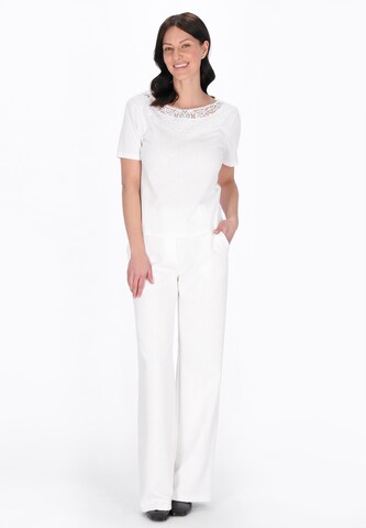 T-shirt Usha en blanc