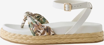 Tongs Next en blanc : devant