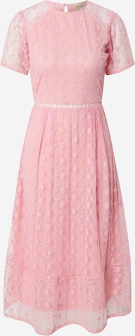LACE & BEADS Cocktail Dress 'Remi' in Pink: front