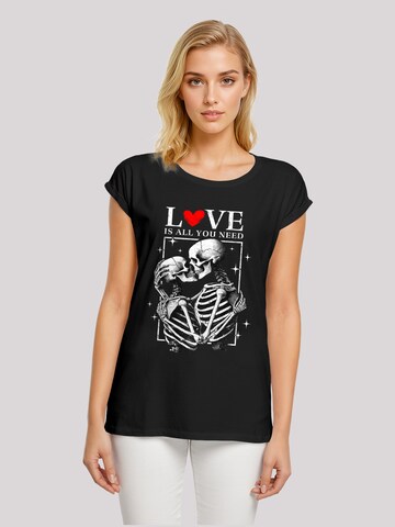T-shirt 'Love is all you need' F4NT4STIC en noir : devant