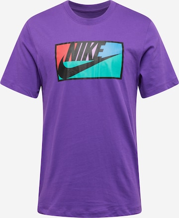 Nike Sportswear T-Shirt 'CLUB' in Lila: predná strana