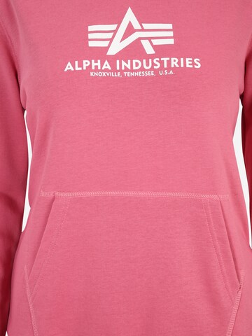 ALPHA INDUSTRIES Sweatshirt in Pink