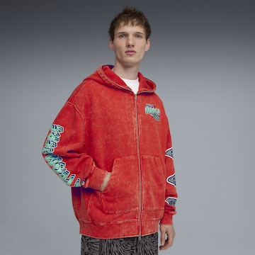 PUMA Sports jacket 'Melo World' in Red: front