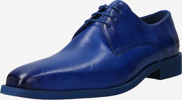 MELVIN & HAMILTON Lace-Up Shoes 'Lance' in Blue: front