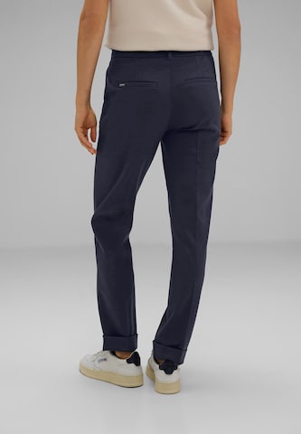 Coupe slim Pantalon chino STREET ONE en bleu