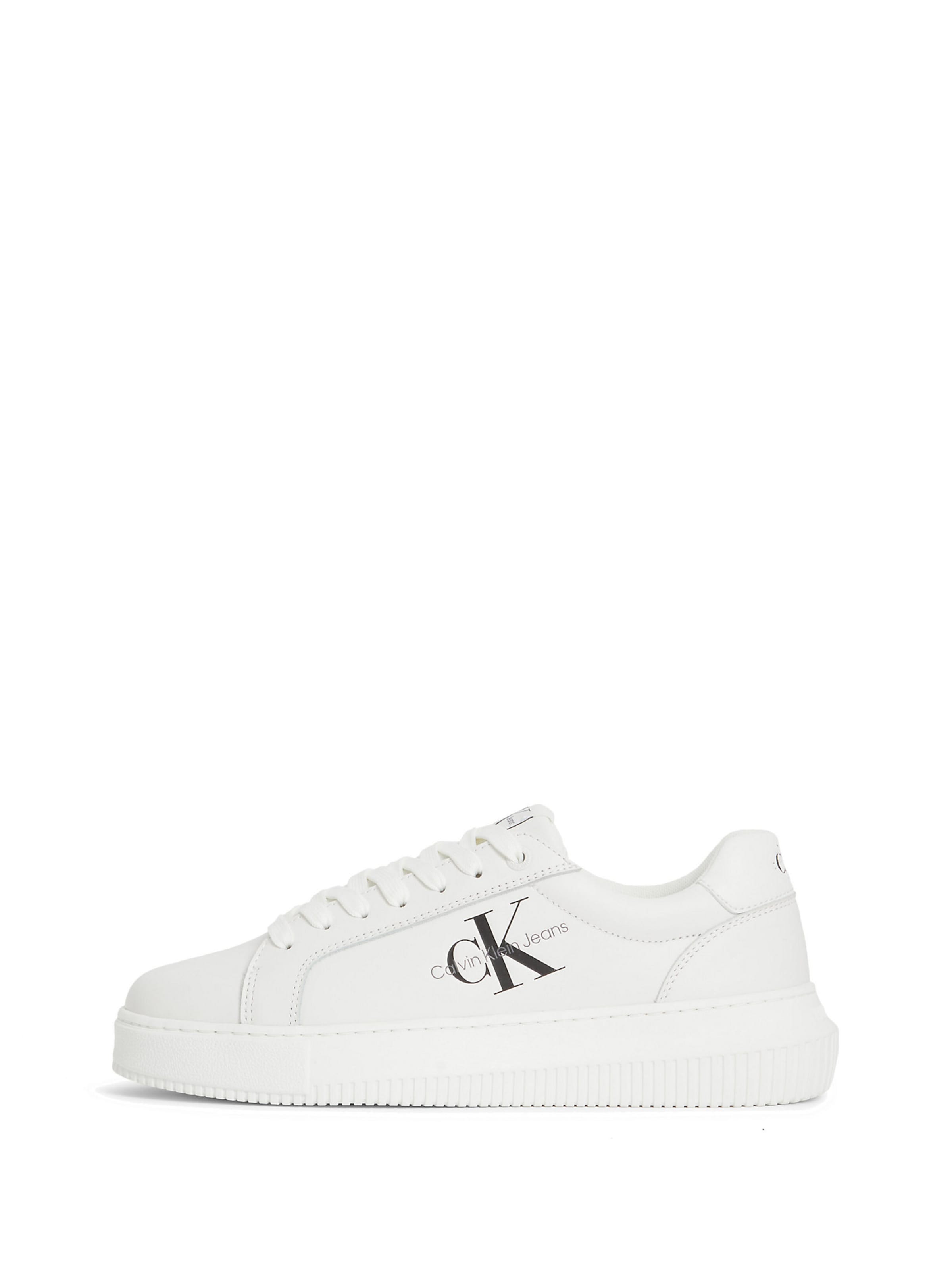 【CK JEAN】 WOMEN’S WHITE KYOTO SNEAKERS YW00891 01W CK JEAN】 WOMEN'S WHITE KYOTO SNEAKERS YW00891 01W (Calvin