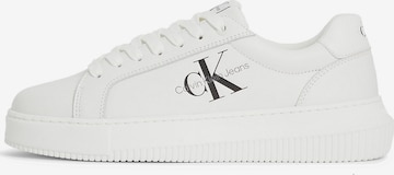 Calvin Klein Jeans Nizke superge | bela barva: sprednja stran