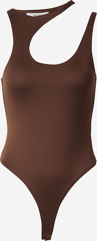 ABOUT YOU Shirt body 'Fame' in Bruin: voorkant