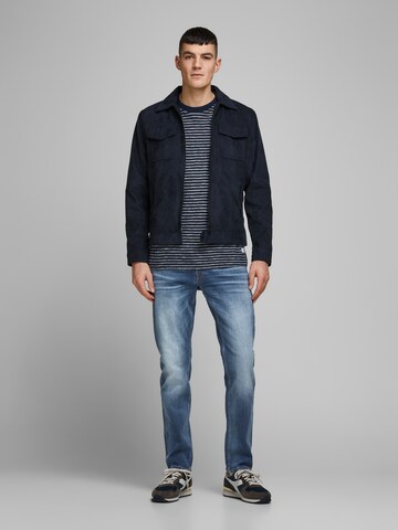 JACK & JONES Szabványos Farmer 'Mike' - kék