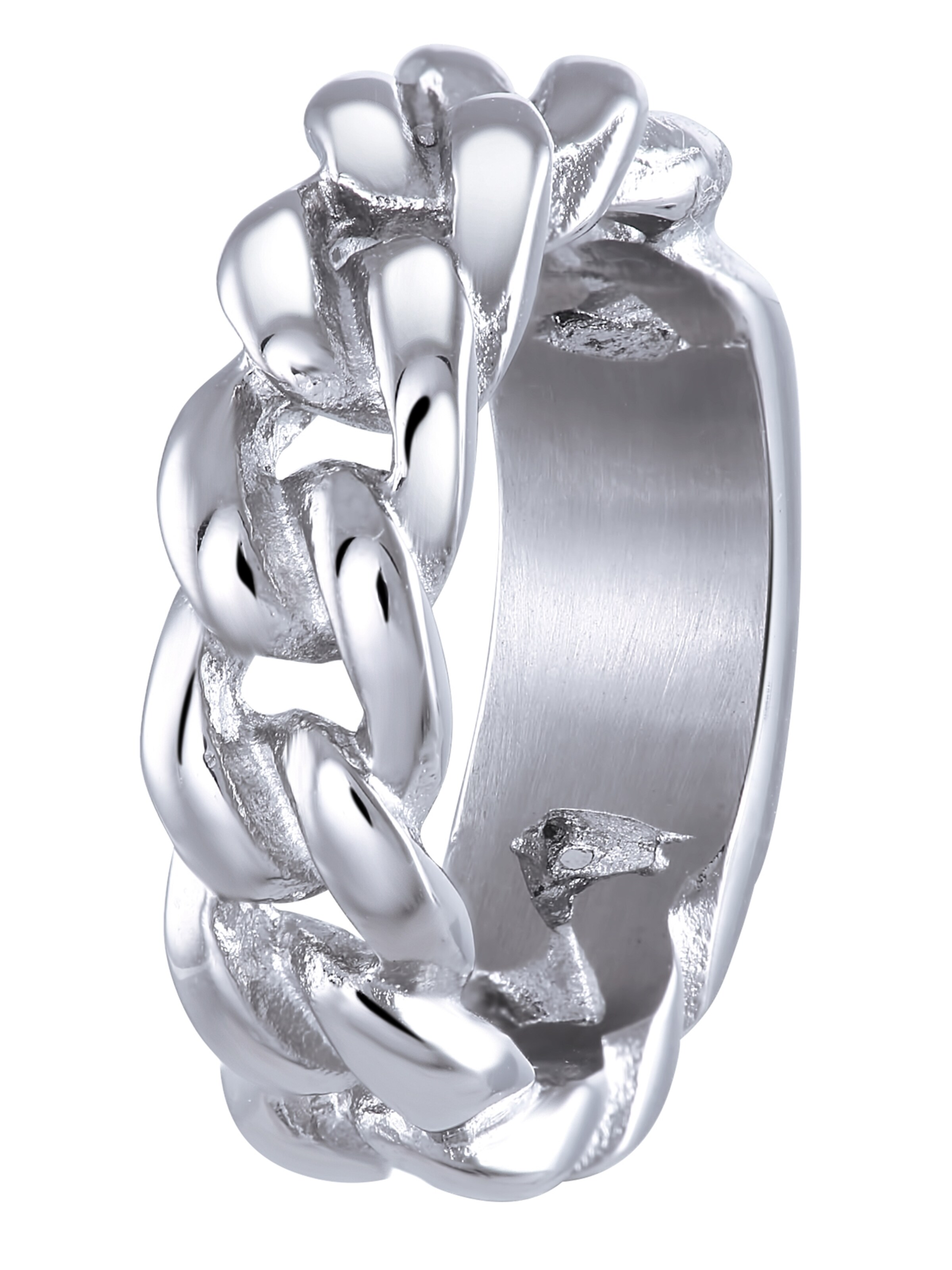 Lucardi Ring in Silber: Vorderseite