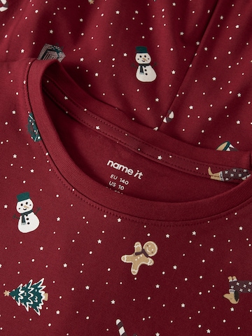 NAME IT - Pijama 'NKNVismas' en rojo