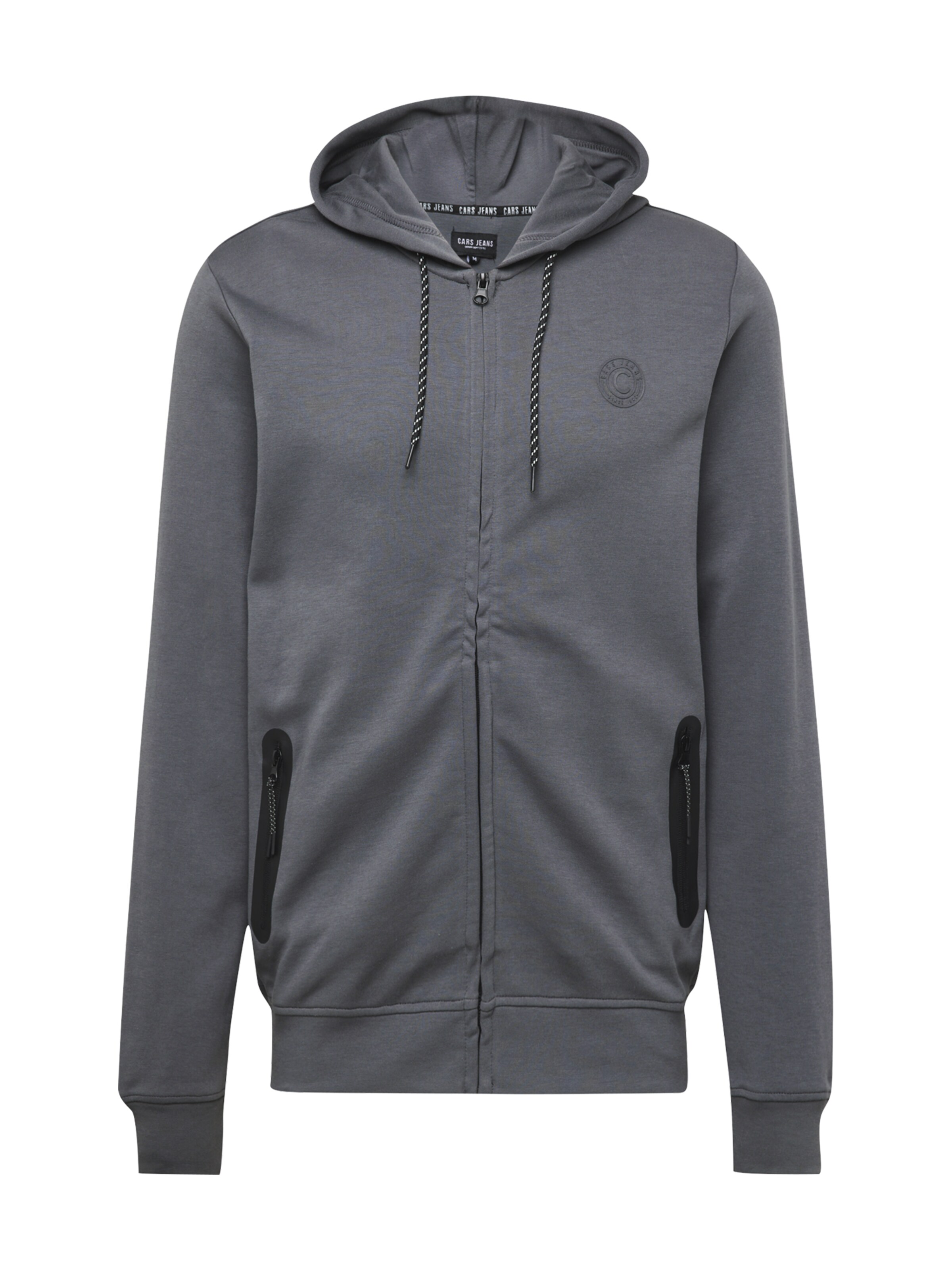 Cars Jeans Mikina 'ISCAR' – šedá: přední strana