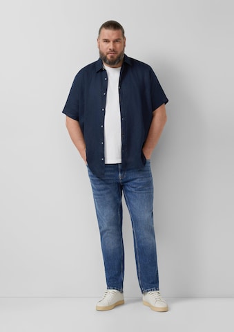 s.Oliver Regular fit Button Up Shirt in Blue