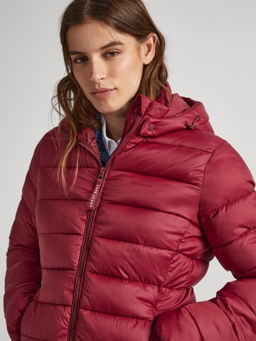 Pepe Jeans Between-Seasons Coat ' MADDIE' in Red