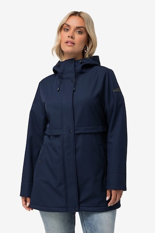 Ulla Popken Funktionsjacke in Blau: predná strana