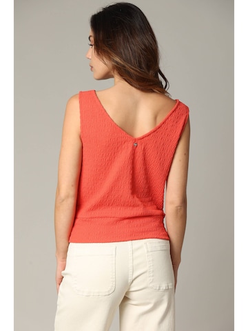 Haut 'Sima' Deeluxe en orange