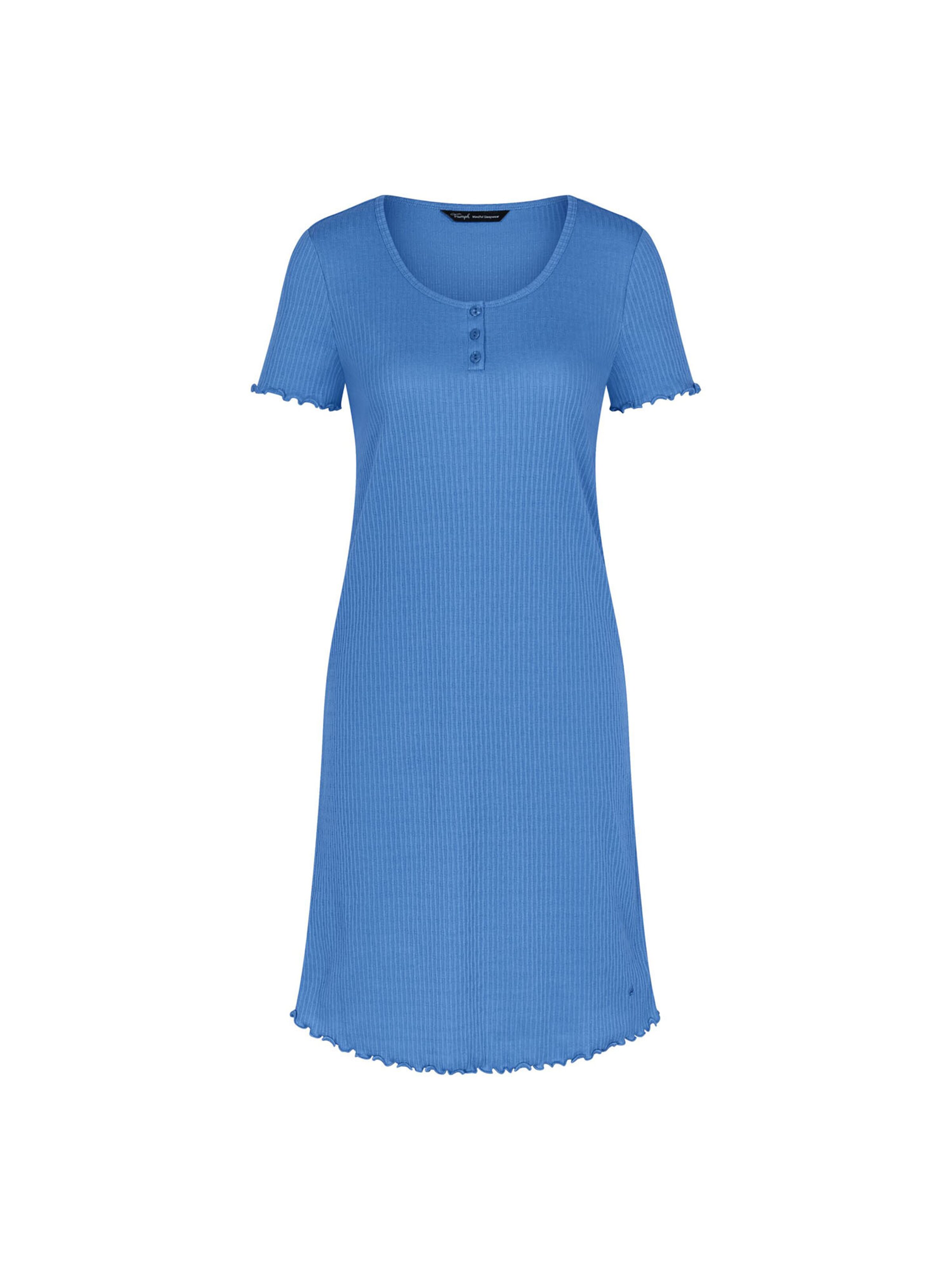TRIUMPH Nightgown ' Red Label Mix & Match ' in Blue: front