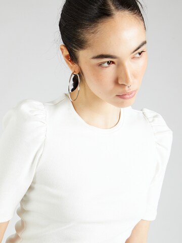 T-shirt 'JANNA' PIECES en blanc