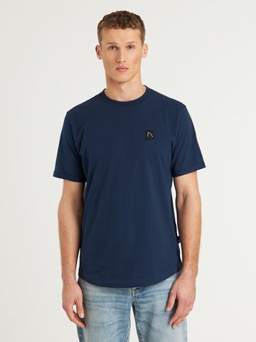 CHASIN' Shirt 'Bro' in Blue: front