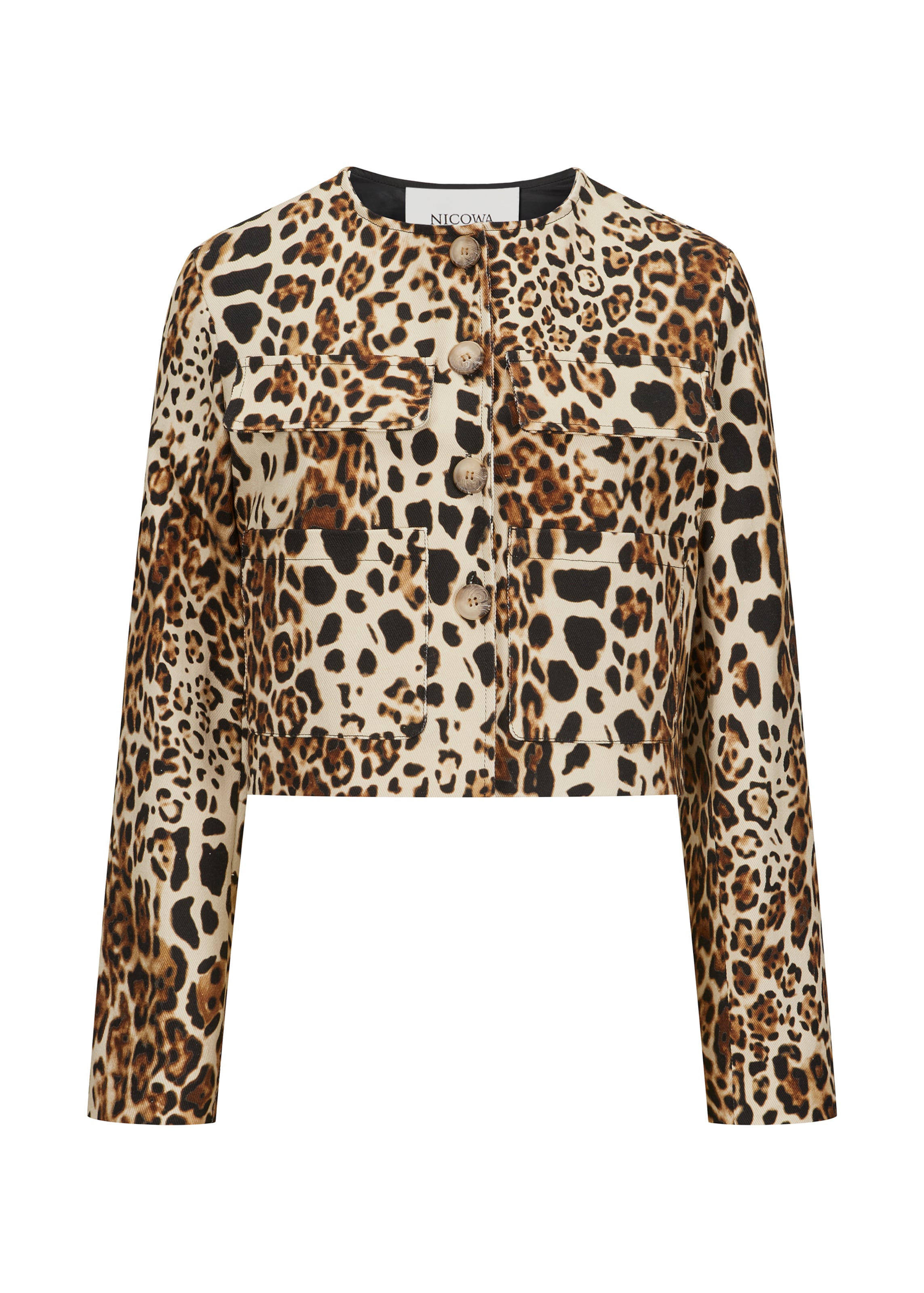 Nicowa Kastenjacke NICEO in Braun: Vorderseite