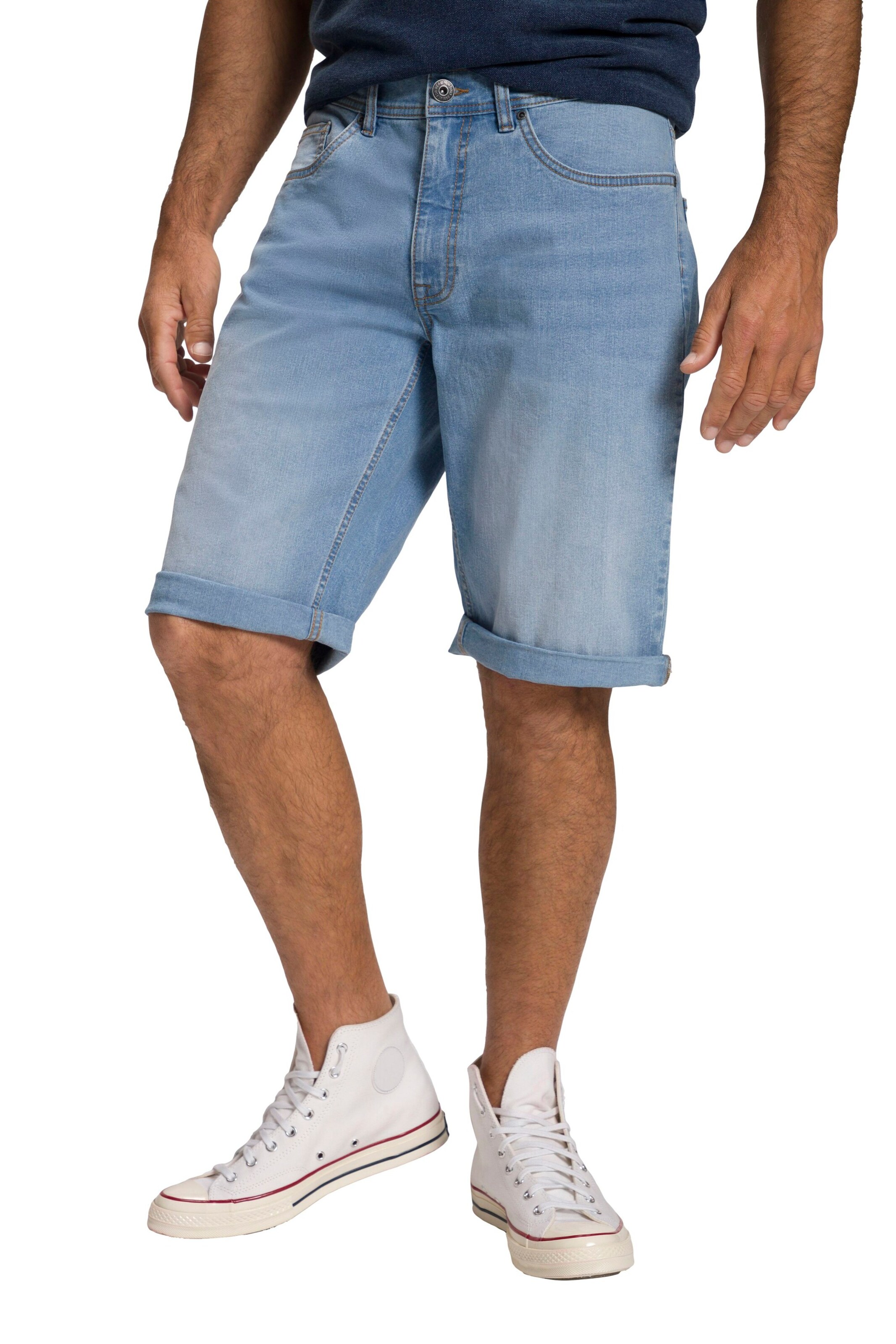 JP1880 Regular Hose in Blau: Vorderseite