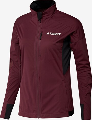 ADIDAS TERREX Athletic Jacket 'Xperior' in Red: front