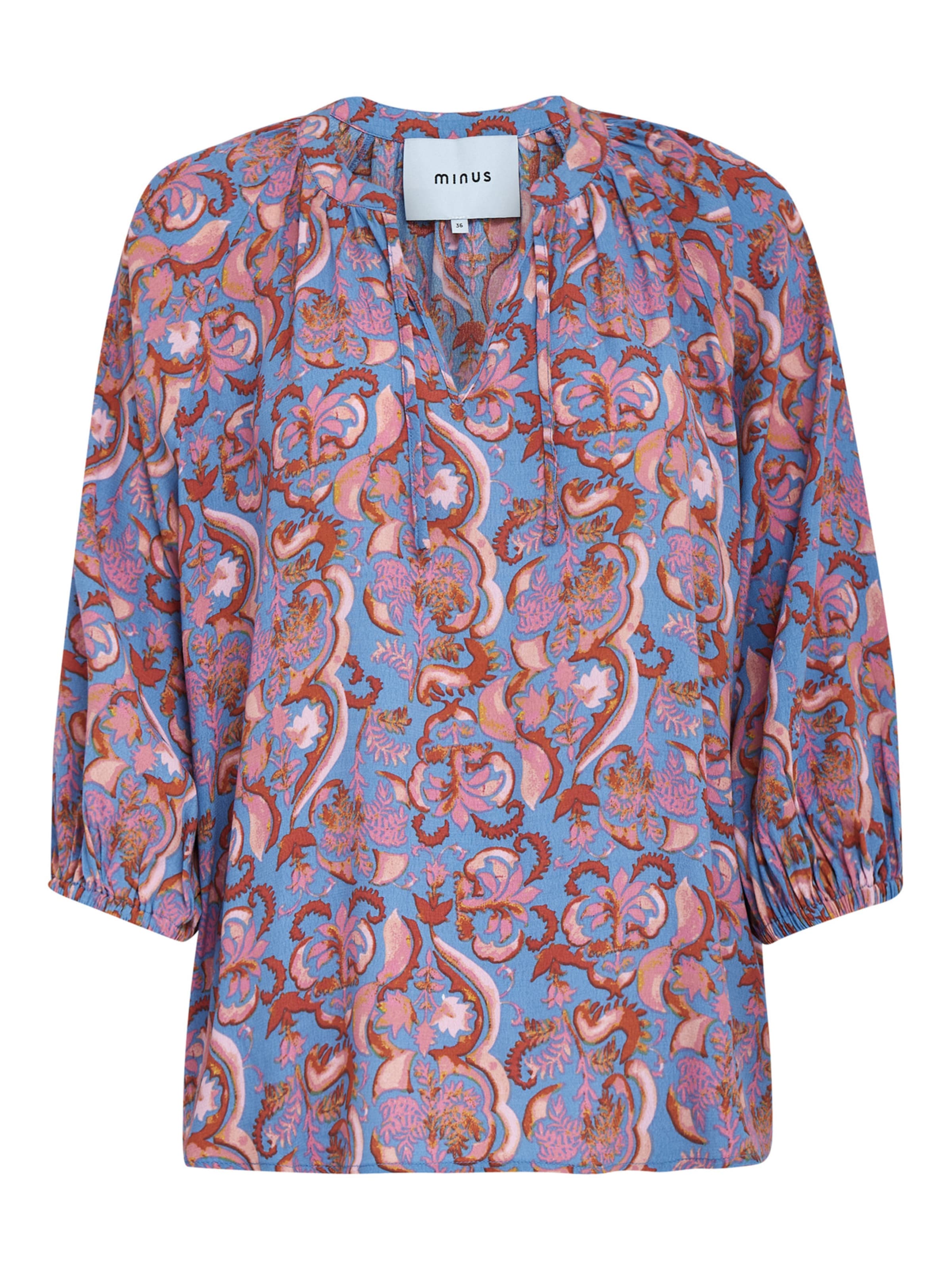 minus - Blusa 'Katana' en azul: frente