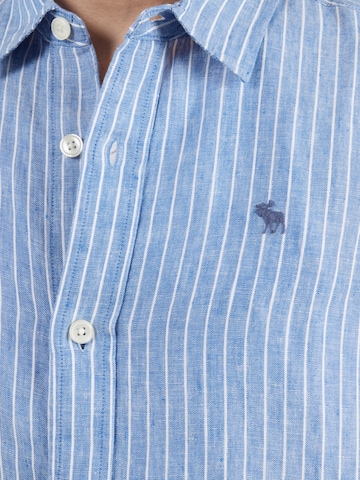 Abercrombie & Fitch Regular fit Skjorta 'FEB4' i blå