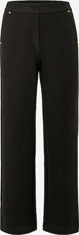 Coster Copenhagen Broek ' Jersey ' in Zwart: voorkant