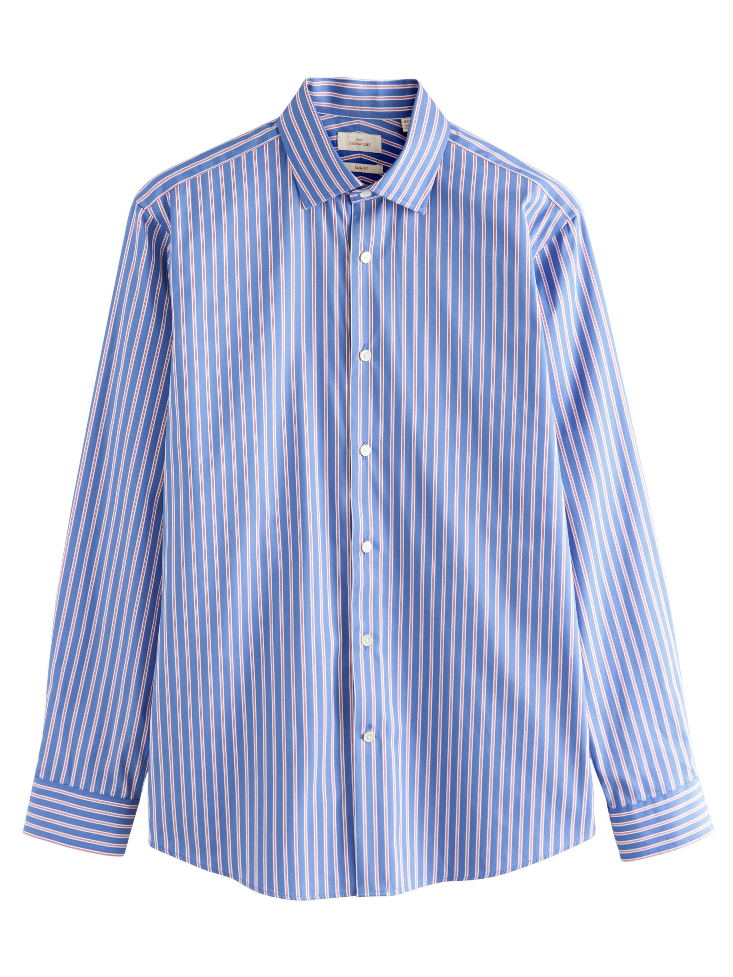 Next Chemise en azur / rouge / blanc, Vue avec produit