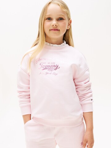 TOMMY HILFIGER Sweatshirt in Roze: voorkant