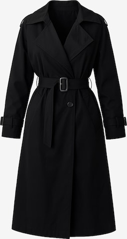 Elara Mantel in Schwarz: Vorderseite