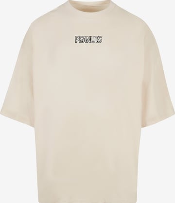 Merchcode Shirt 'Peanuts' in Beige: voorkant